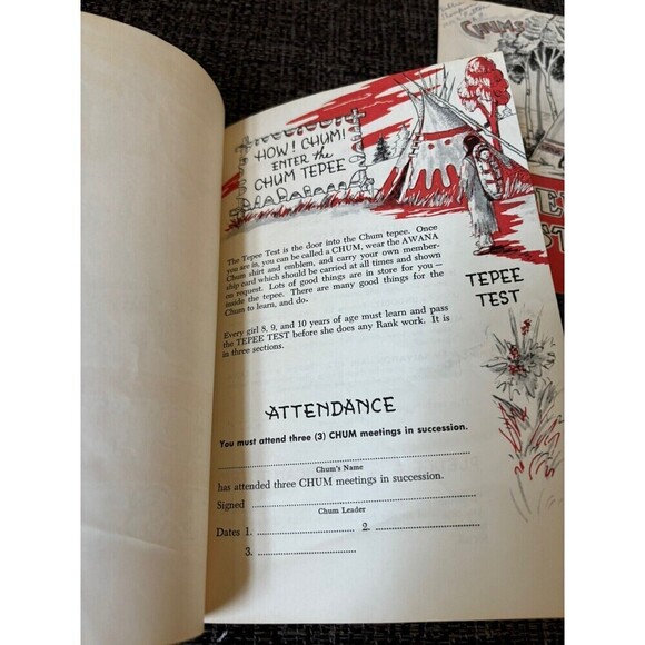 Lot GIRL SCOUT Vintage 50s/60s Junior & Regular Handbooks, 2 Copies Teepee Test - Picture 8 of 12